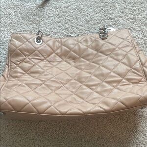Michael Kors Tan Quilted Shoulder Bag